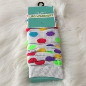 Polka Dots Girls Toddler Leg Warmers